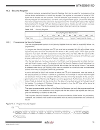 AT45DB011D-MH-T Datasheet Pagina 19