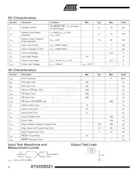 AT45DB021-TI Datasheet Pagina 6