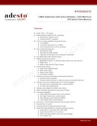 AT45DB021E-UUN2B-T Datasheet Copertura