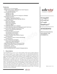 AT45DB041D-SU-SL955 Datasheet Copertura