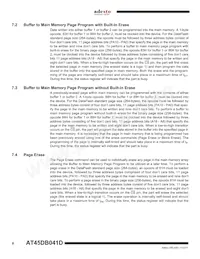 AT45DB041D-SU-SL955 Datasheet Pagina 8