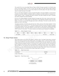 AT45DB041D-SU-SL955 Datasheet Pagina 22