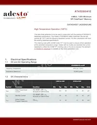 AT45DB041E-SSHNHT-B Datasheet Copertura