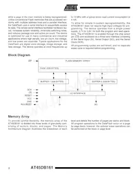 AT45DB161-CI Datasheet Pagina 2