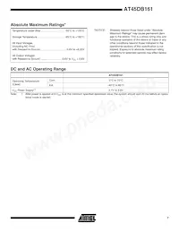 AT45DB161-CI Datenblatt Seite 7