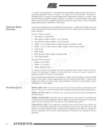 AT45DB161B-CNC-2.5 Datasheet Pagina 8