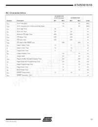 AT45DB161B-CNC-2.5 Datenblatt Seite 13