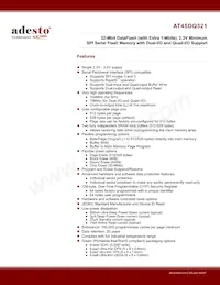 AT45DQ321-SHD-T Datasheet Cover