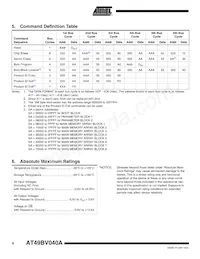 AT49BV040A-90VU-T Datasheet Pagina 6