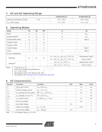 AT49BV040A-90VU-T Datenblatt Seite 7