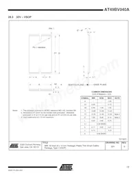 AT49BV040A-90VU-T數據表 頁面 17