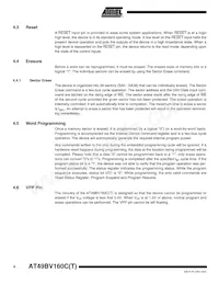 AT49BV160CT-70CU Datasheet Pagina 4