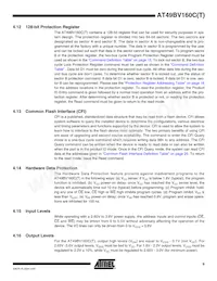 AT49BV160CT-70CU Datasheet Pagina 9