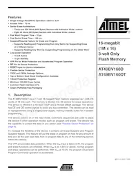 AT49BV160DT-70TU-T Datasheet Copertura