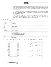 AT49BV163DT-70TU-T Datasheet Page 2