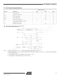 AT49BV163DT-70TU-T Datasheet Pagina 17