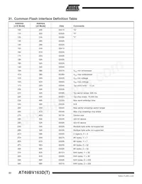 AT49BV163DT-70TU-T Datasheet Pagina 22