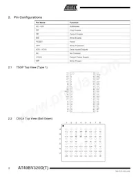 AT49BV320DT-70CU Datasheet Page 2