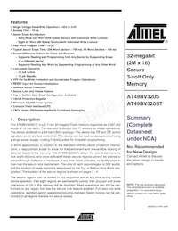 AT49BV320ST-70CU Datasheet Copertura