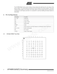 AT49BV320ST-70CU Datasheet Pagina 2