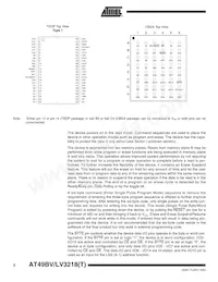 AT49BV3218T-90TI Datasheet Pagina 2