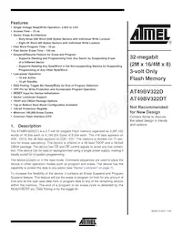 AT49BV322DT-70TU-T Datasheet Copertura