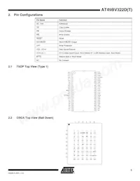 AT49BV322DT-70TU-T Datenblatt Seite 3