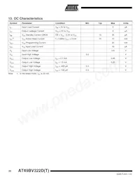 AT49BV322DT-70TU-T Datenblatt Seite 20