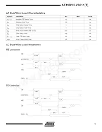 AT49BV8011-11CI數據表 頁面 11