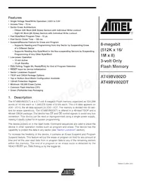 AT49BV802DT-70TU Datasheet Copertura