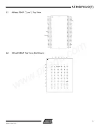 AT49BV802DT-70TU Datasheet Pagina 3