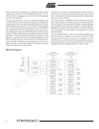 AT49F002-55VI Datenblatt Seite 2
