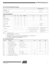 AT49F002AT-55PI Datasheet Pagina 7