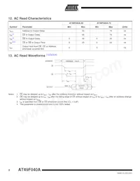 AT49F040A-70TU-T Datasheet Pagina 8