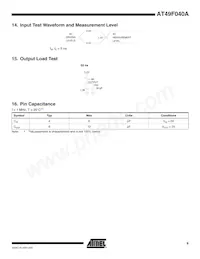 AT49F040A-70TU-T Datasheet Pagina 9