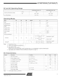 AT49F8192AT-70TI Datasheet Page 7