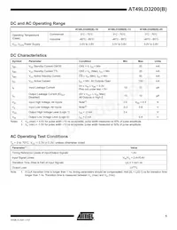 AT49LD3200B-20TI Datenblatt Seite 5