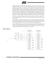 AT49LV002T-70VI Datenblatt Seite 2