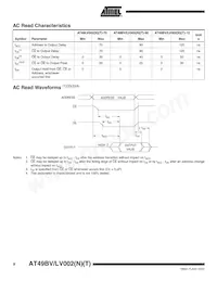 AT49LV002T-70VI Datasheet Pagina 8