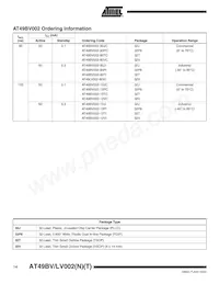 AT49LV002T-70VI Datasheet Pagina 14