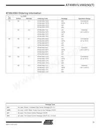 AT49LV002T-70VI Datasheet Pagina 15