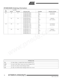 AT49LV002T-70VI Datasheet Pagina 16