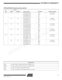 AT49LV002T-70VI Datenblatt Seite 17