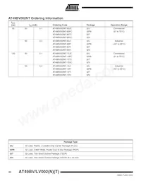 AT49LV002T-70VI Datasheet Pagina 20