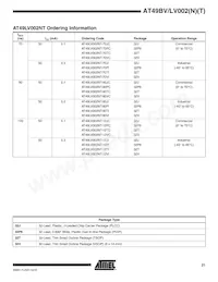 AT49LV002T-70VI Datenblatt Seite 21