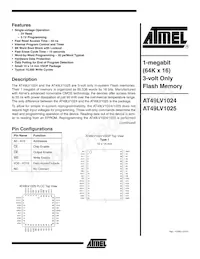 AT49LV1025-90JC Datasheet Cover