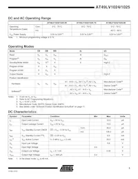 AT49LV1025-90JC Datasheet Page 5