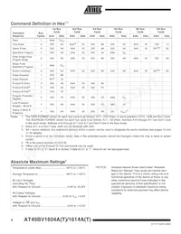 AT49LV1614AT-70TI Datenblatt Seite 8