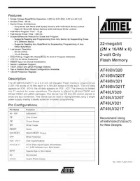 AT49LV321T-90TI Datasheet Copertura