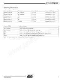 AT88SC3216C-CI Datenblatt Seite 9